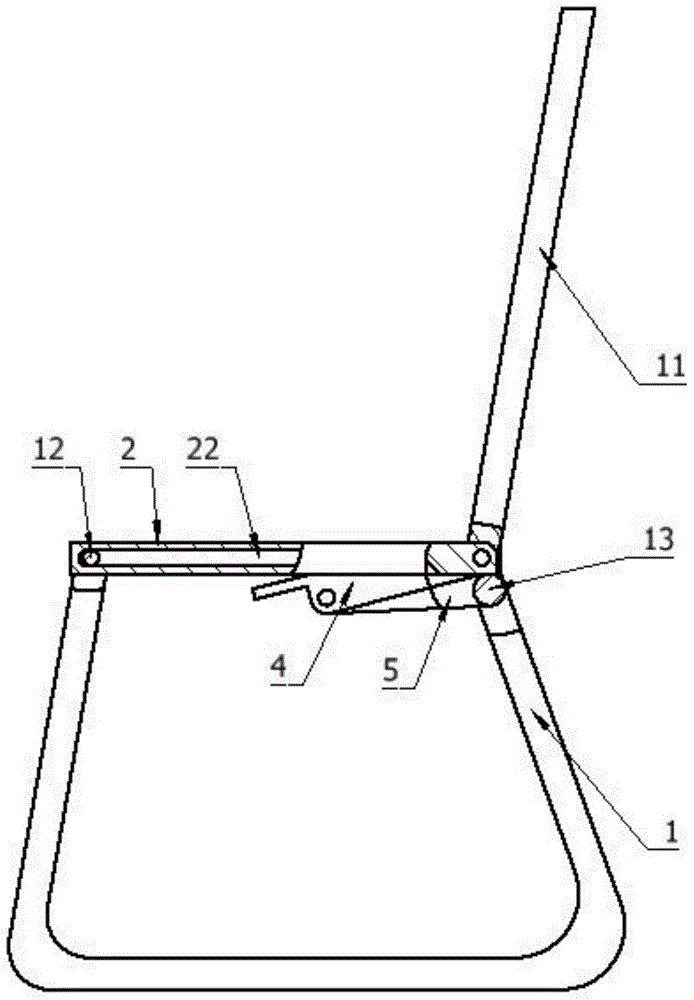 Linear ladder-chair