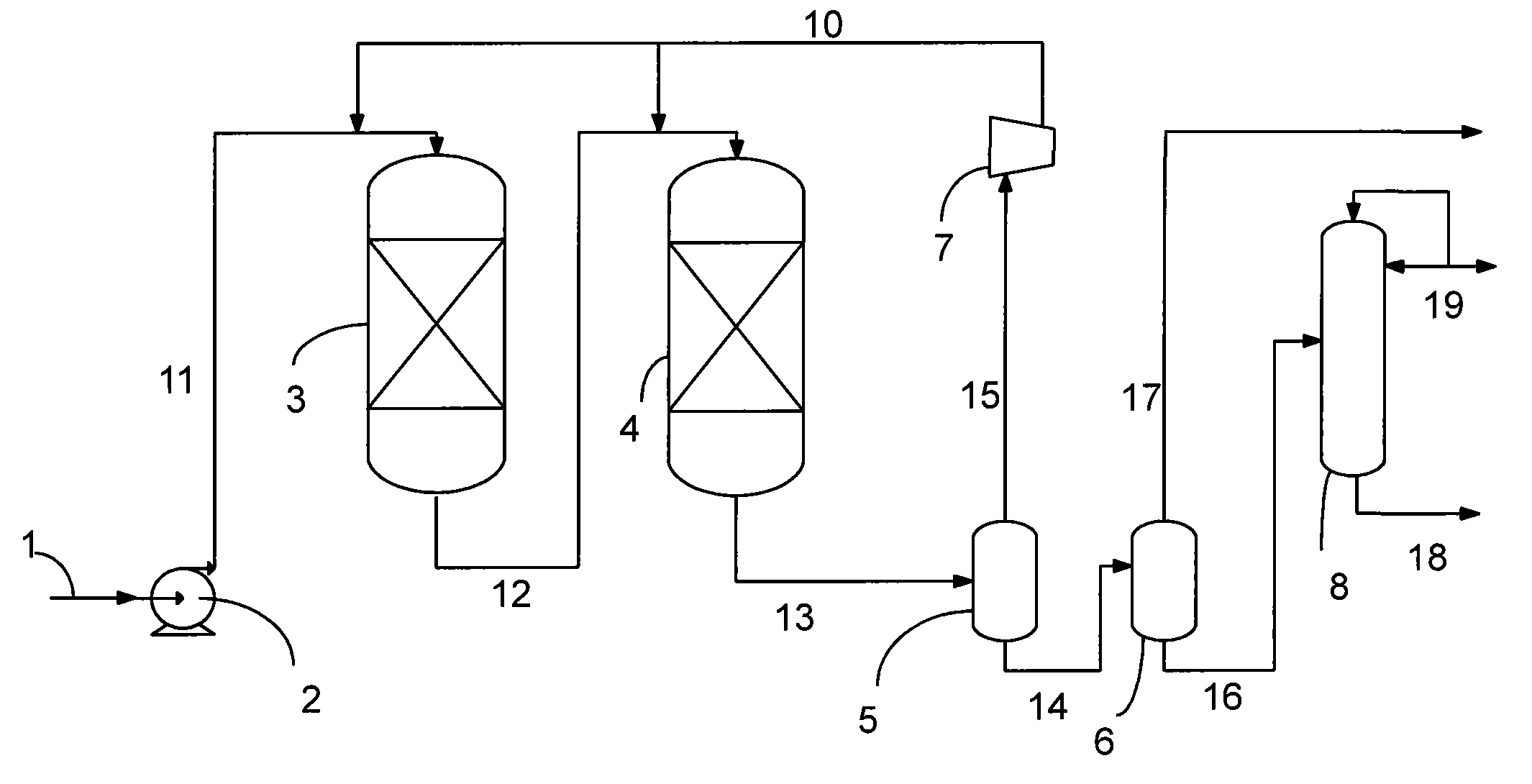 Method for producing high-octane petrol by inferior diesel