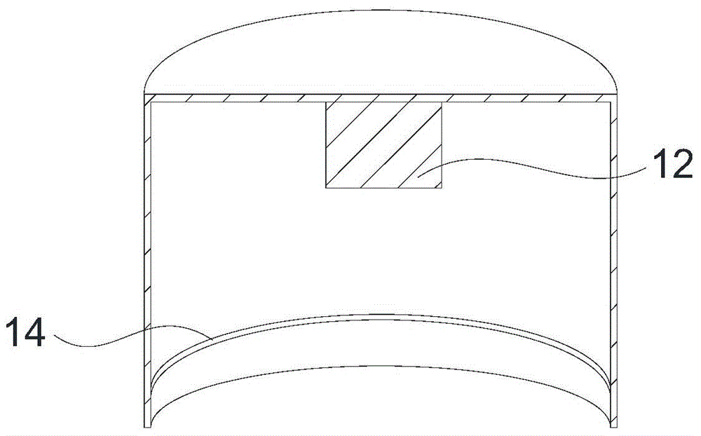 Automatic buckling and pressing type spraying aerosol can