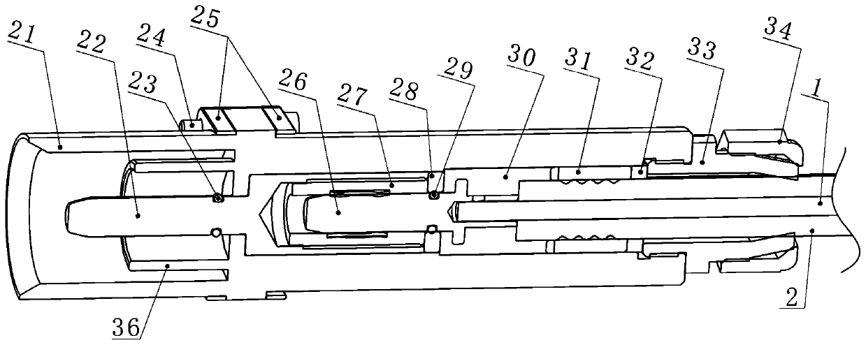 High-voltage self-centering blind-mating floating connector and assembling method thereof