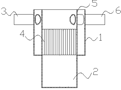 Tube well separator for rainwater tube well