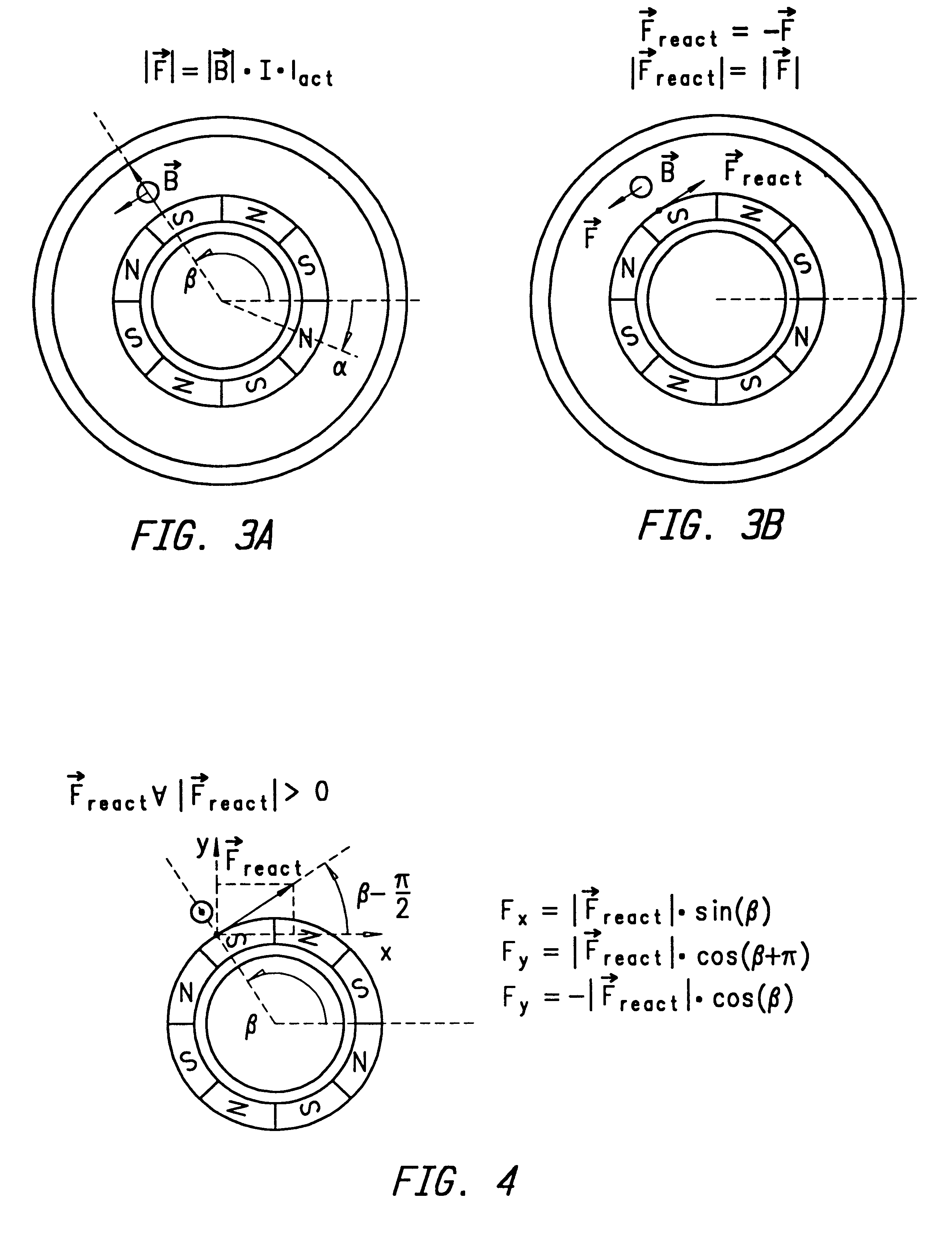 Brushless spindle DC motor used as an actuator to create radial force