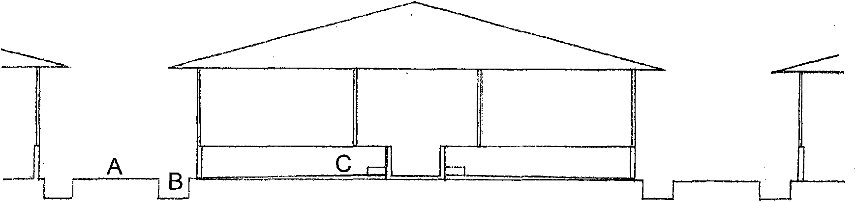 Environmentally-friendly dry odorless pig raising method and pigsty thereof