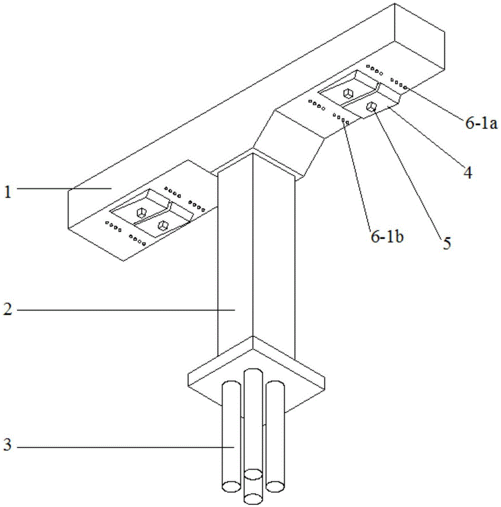 Concrete pier system for suspension type monorail traffic and construction process