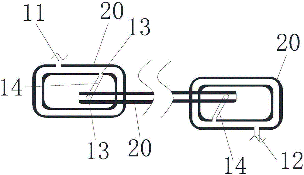 Automobile anti-skid chain capable of melting ice