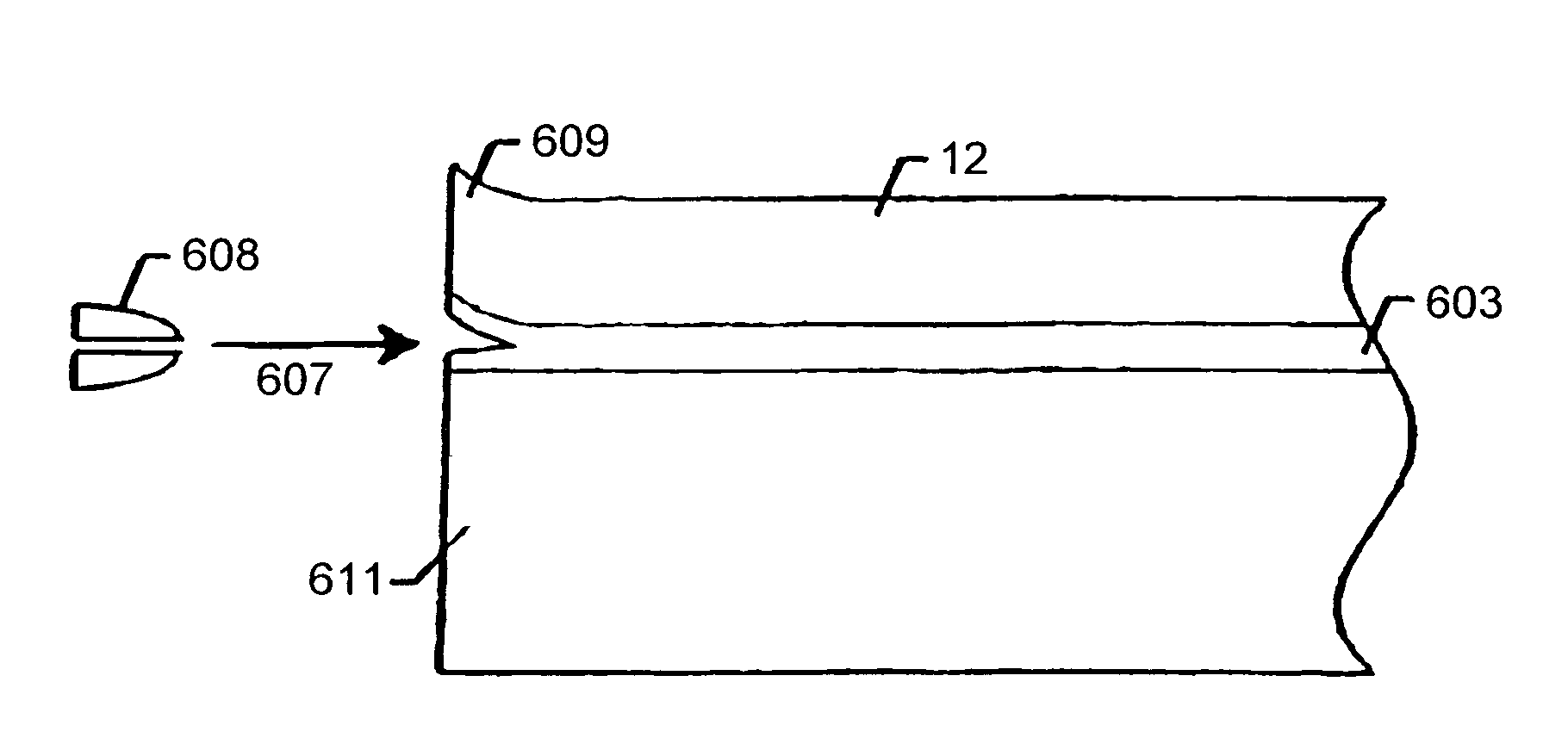 Method and device for controlled cleaving process