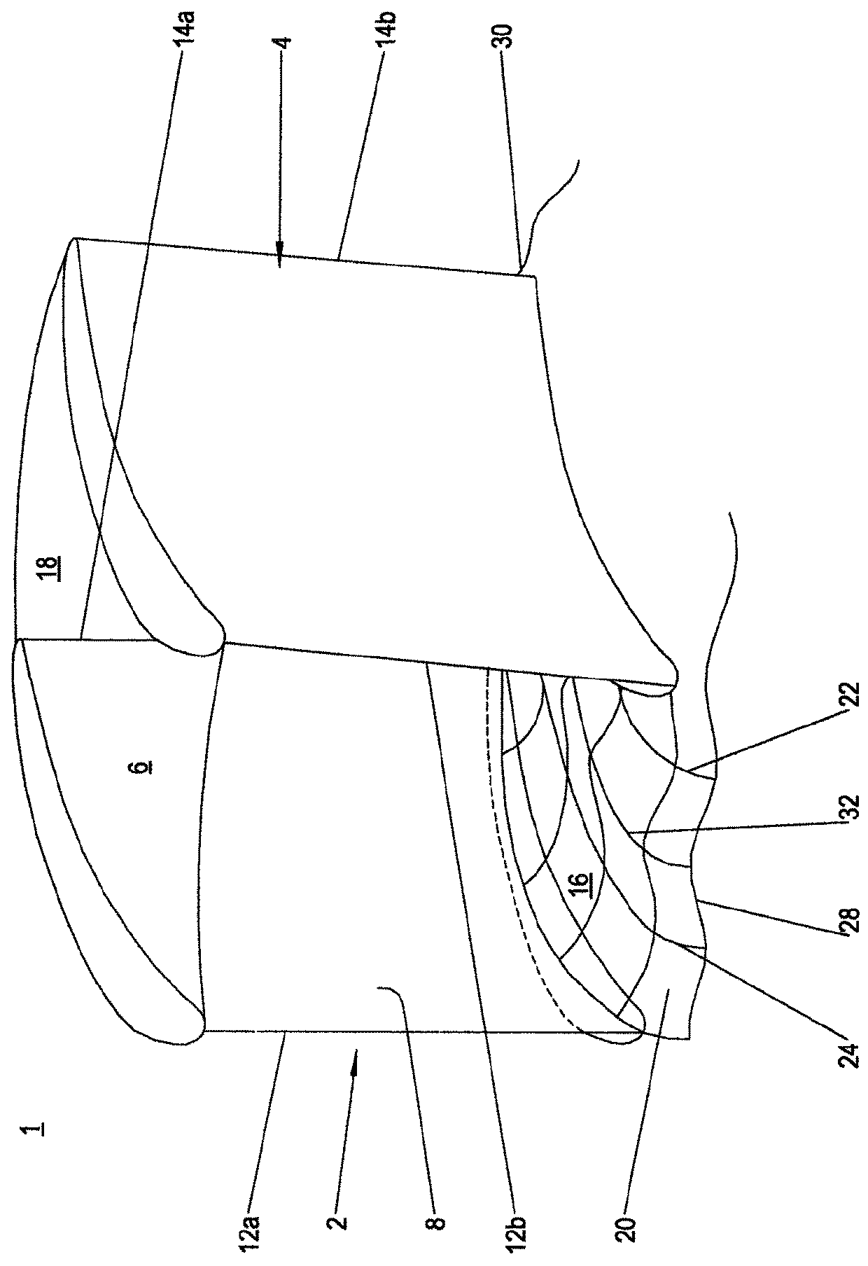 Blade cascade and turbomachine