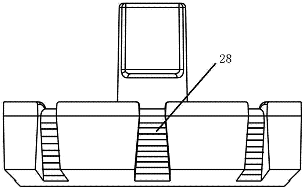 A silent throttling ring for the water inlet valve of the water tank