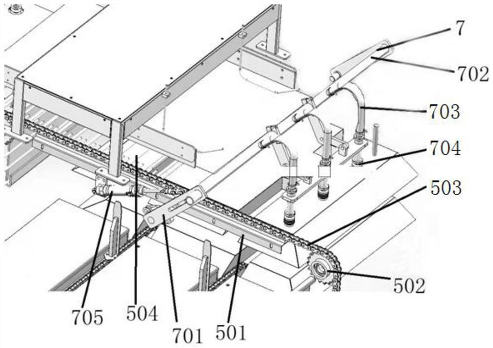 Automatic bagging and packaging device of robot