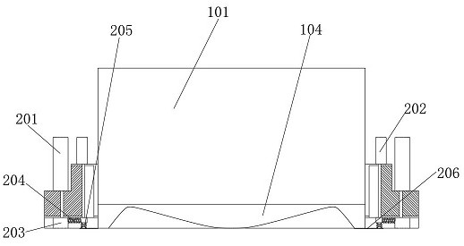 High-precision forming die for automobile door panel