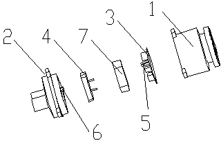 Explosion-proof structure of mine lamp