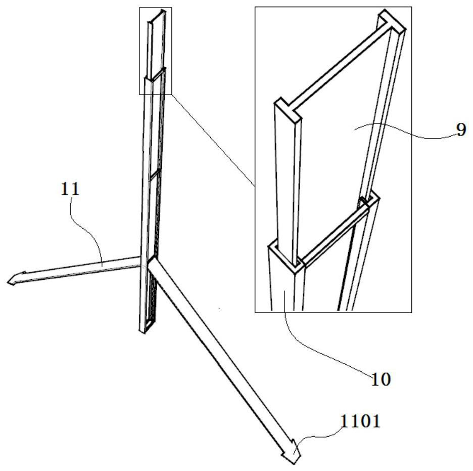 Diameter-expanding fixing cylinder for preventing hole collapse of pile foundation pit