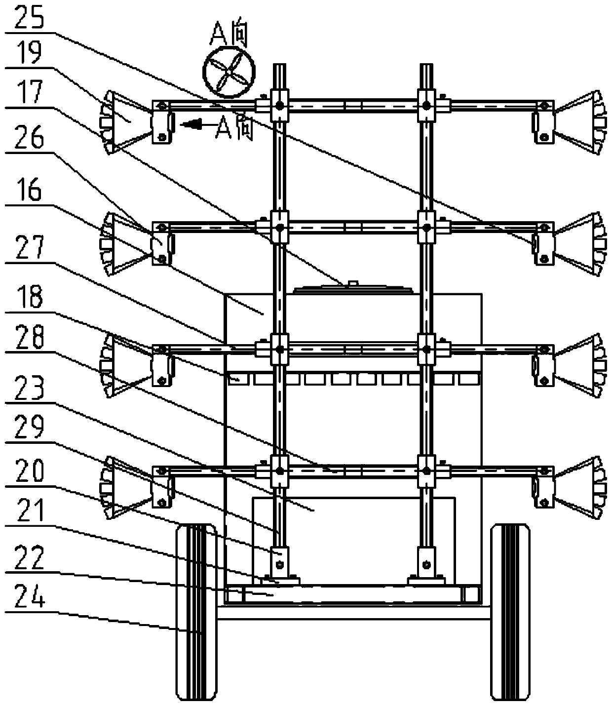 Automatic orchard variation spraying machine based on laser scanning technique