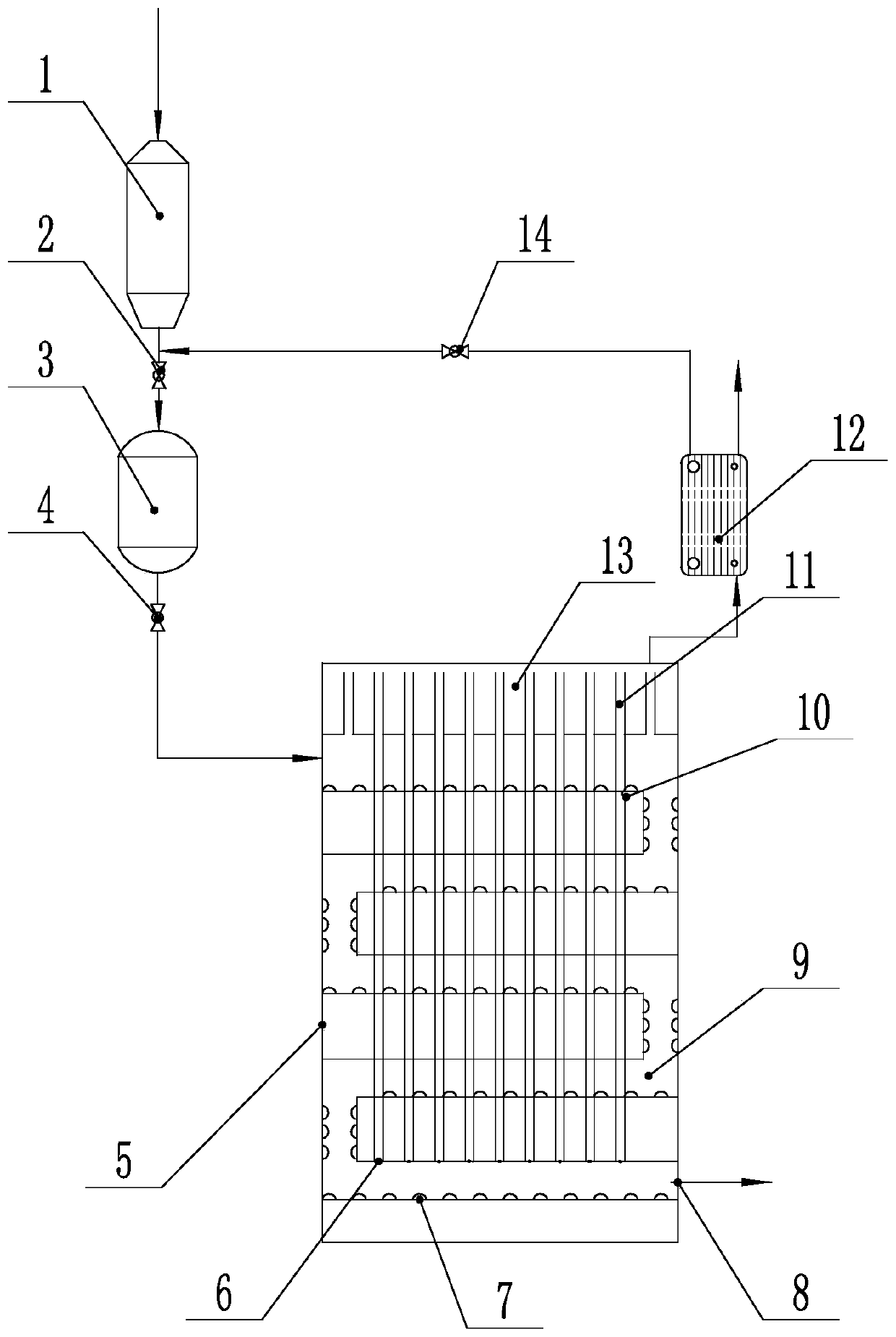 High-purity m-phthaloyl chloride/paraphthaloyl chloride continuous reaction system and reaction method thereof