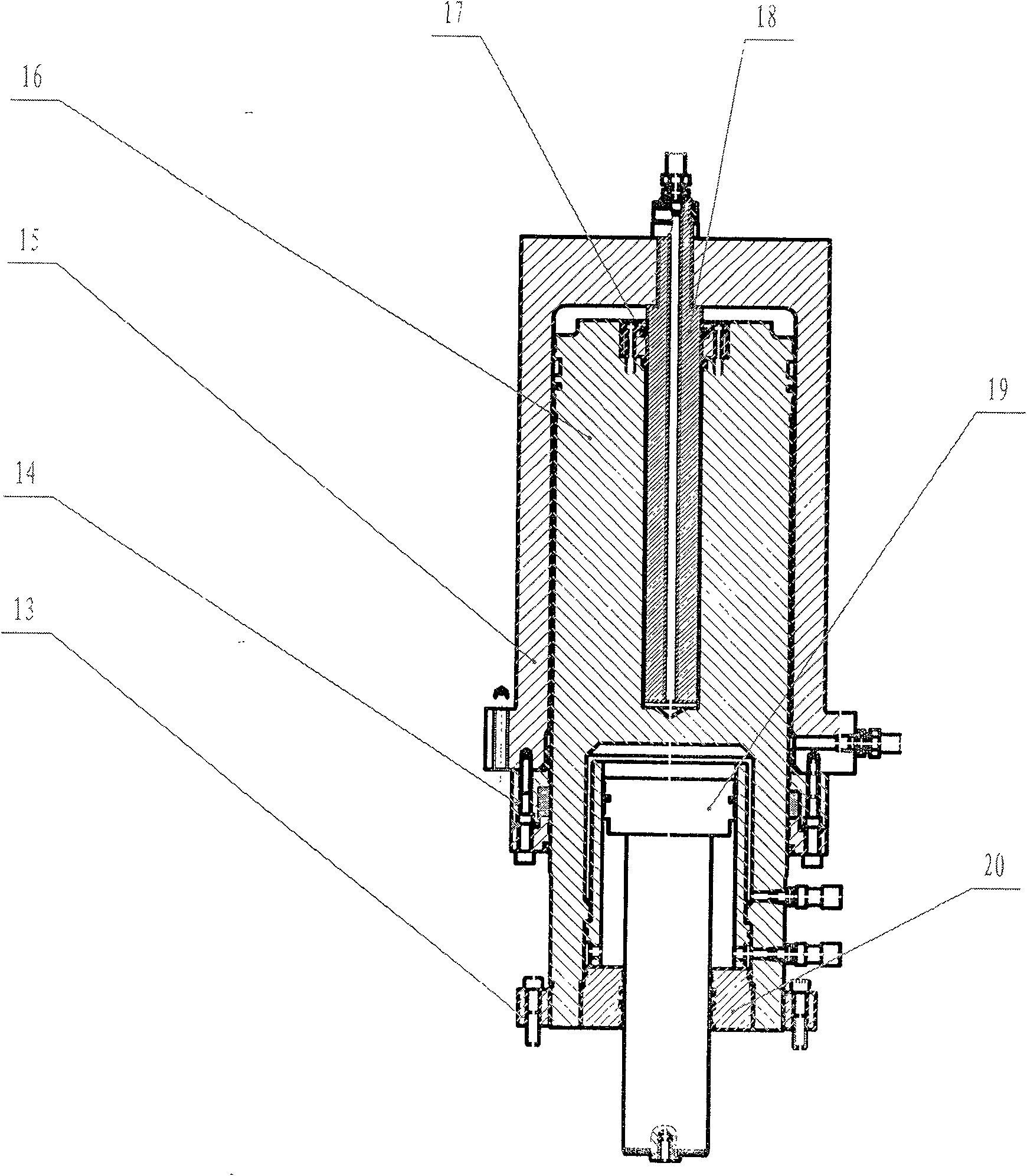 Plate liquid-filling shaping hydraulic machine