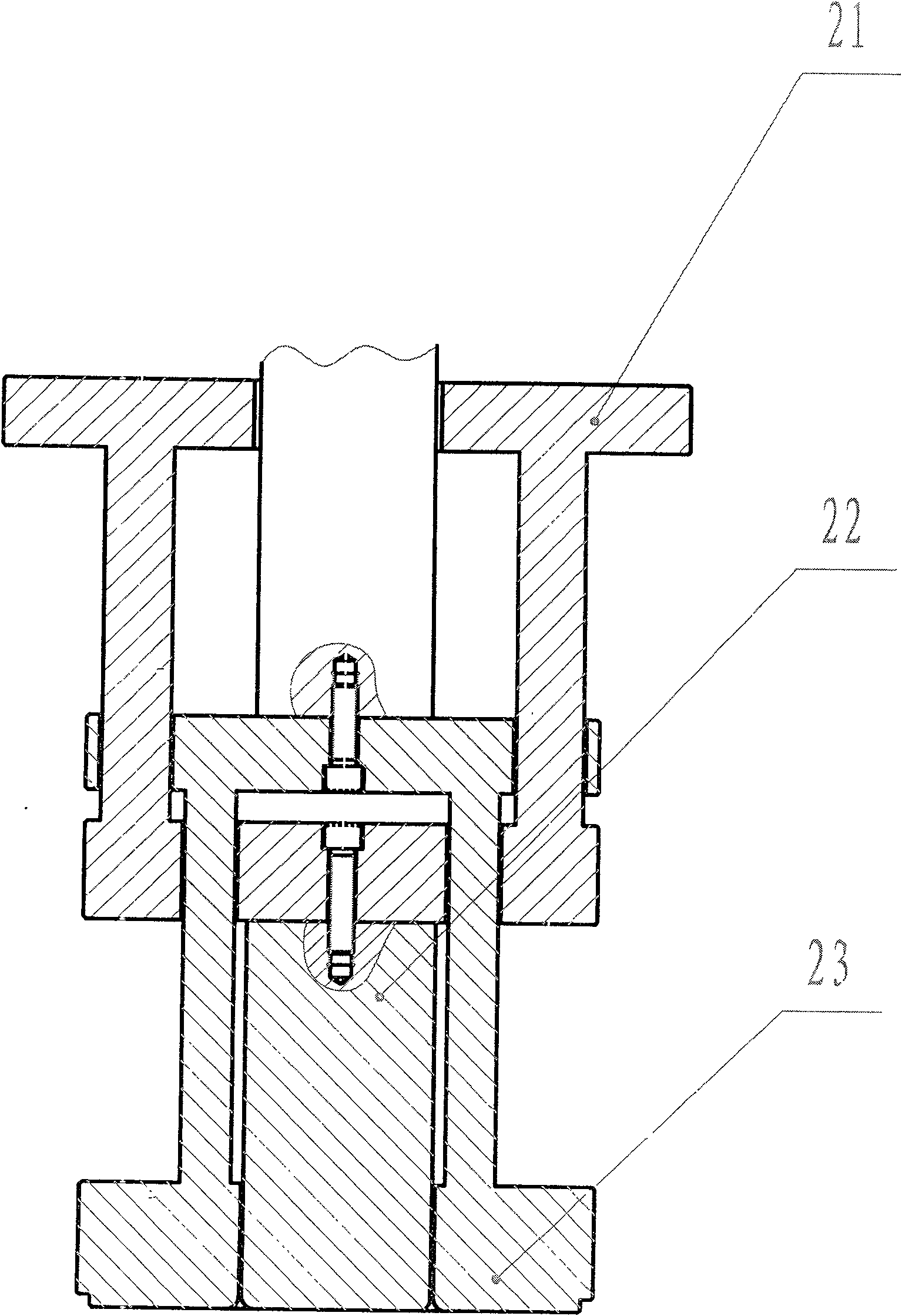 Plate liquid-filling shaping hydraulic machine