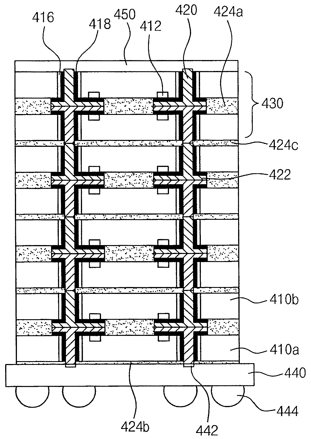 Stack package that prevents warping and cracking of a wafer and semiconductor chip and method for manufacturing the same