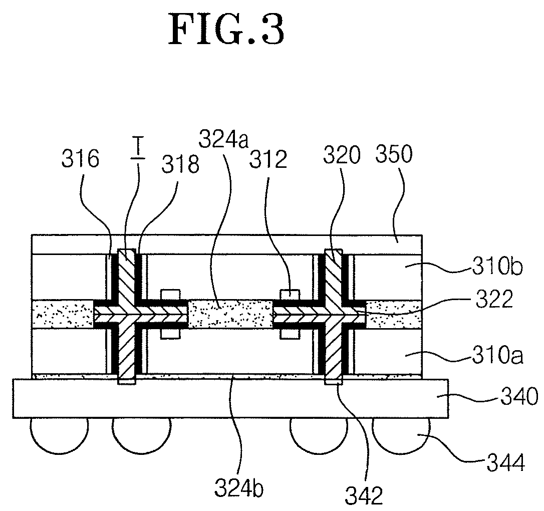 Stack package that prevents warping and cracking of a wafer and semiconductor chip and method for manufacturing the same