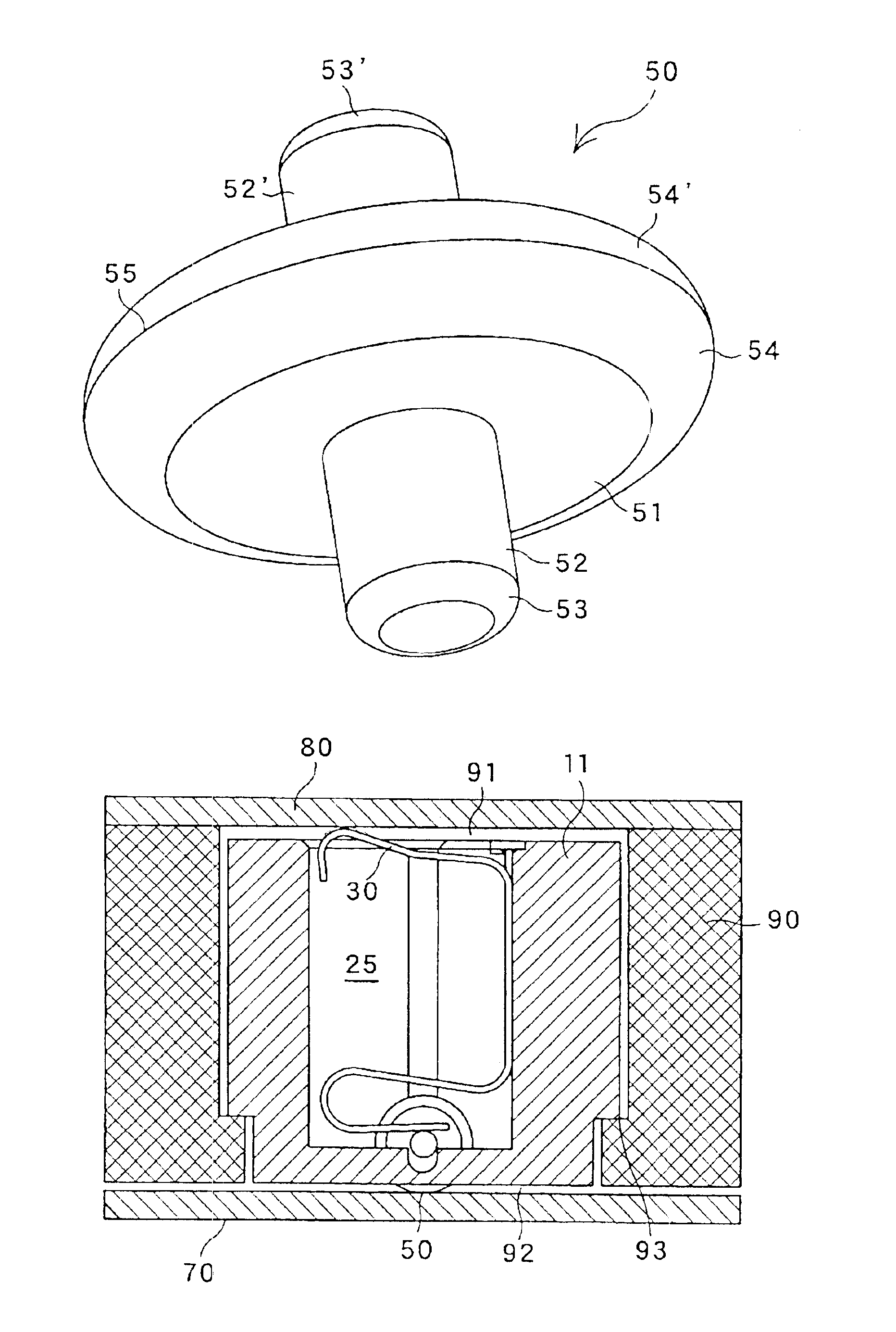 Hinge connector, and circuit board connected to connector