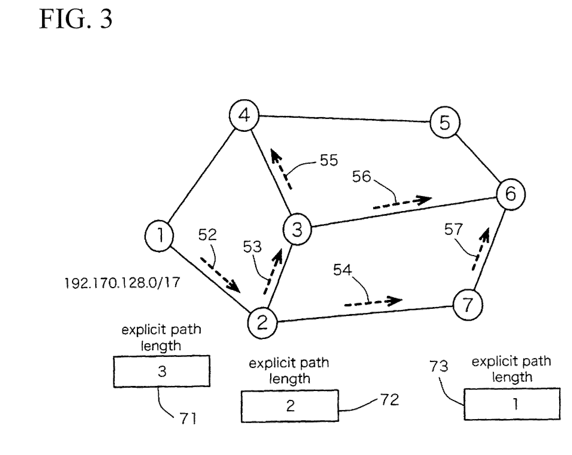 Path control method adapted to autonomous system routing protocol for communication network