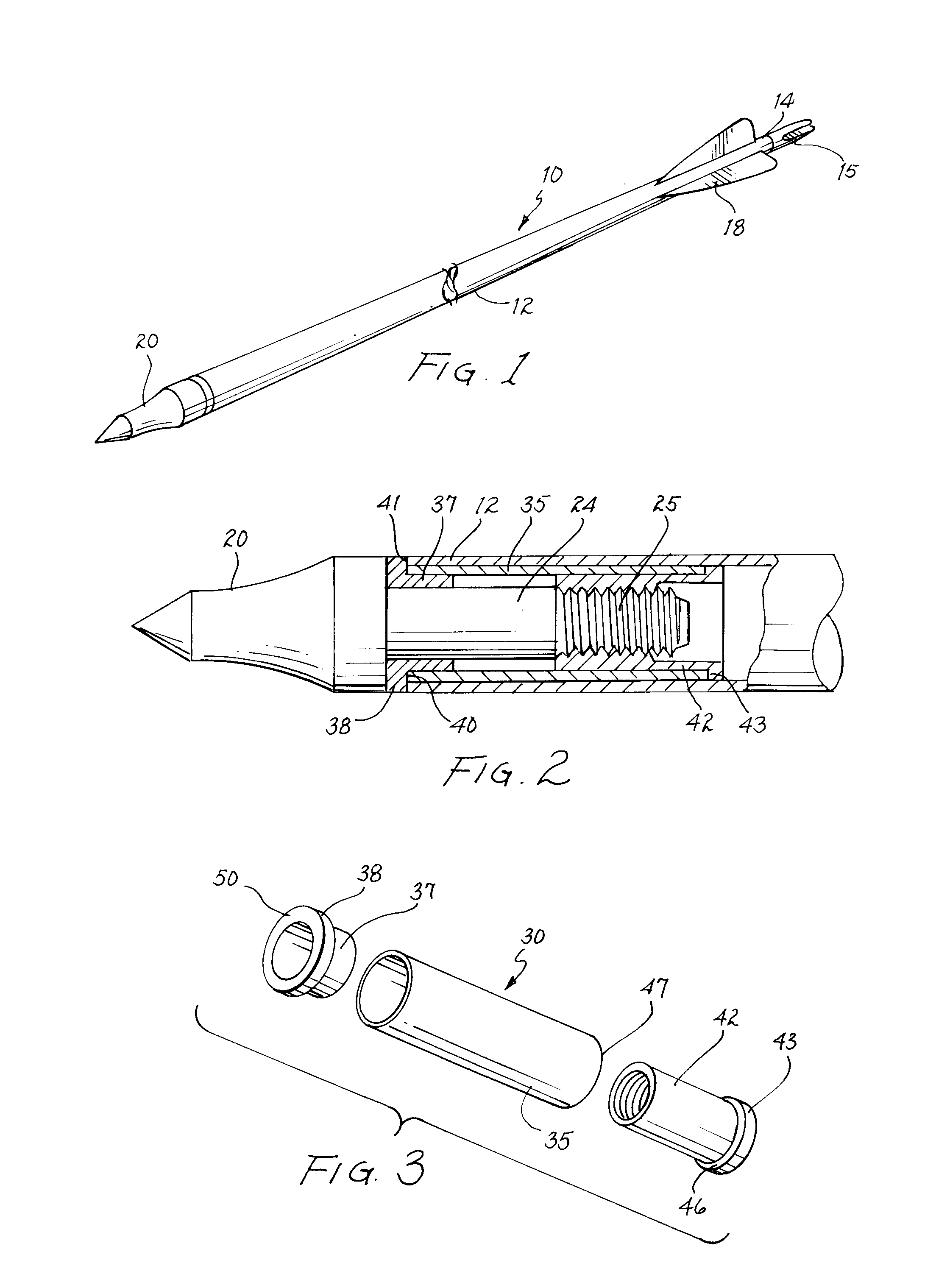 Arrow shaft insert