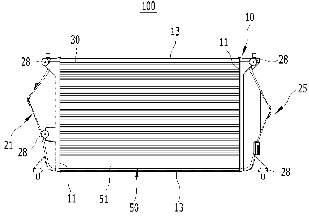 Intercooler for vehicle