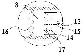 Engine air filter blockage reminding device