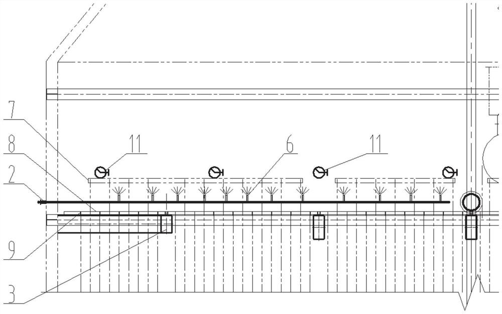 Wet electric precipitator flushing system and method