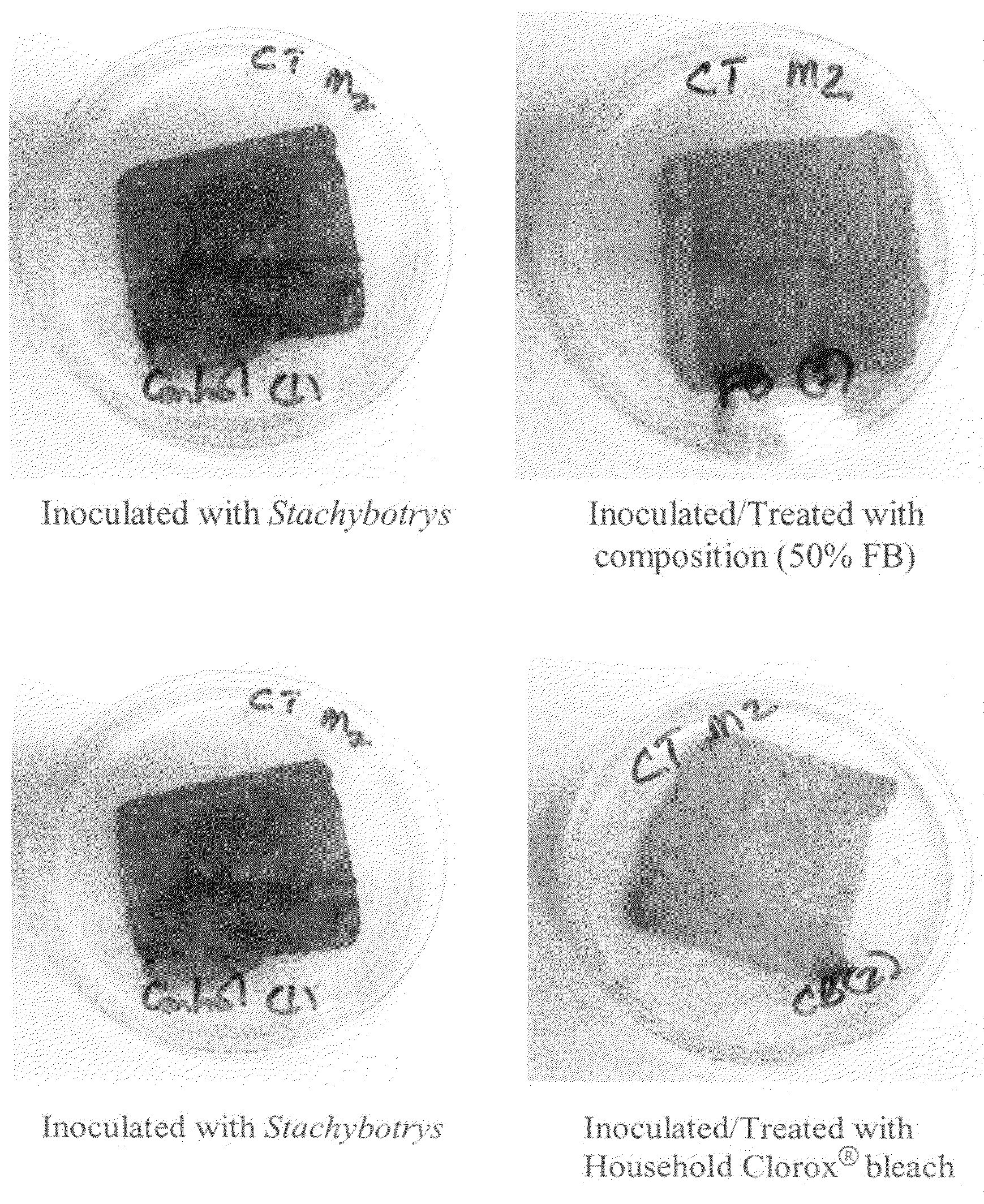 Methods and composition for treating a material