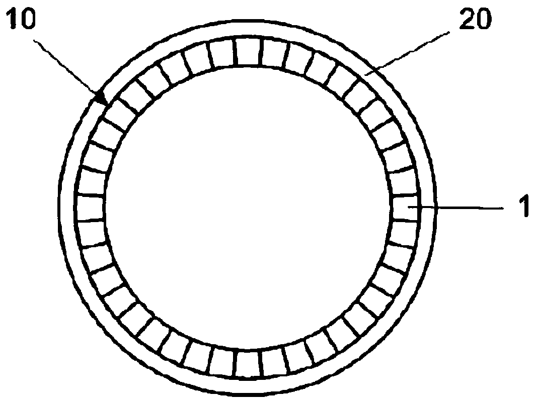 One piece oil control ring for internal combustion engine