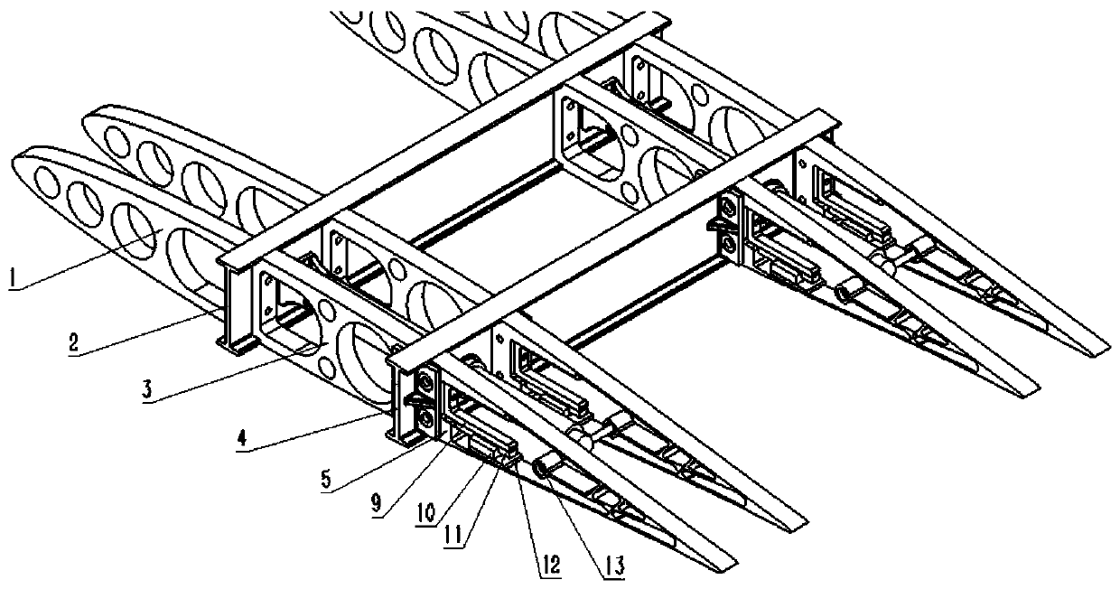 Light flexible wing with variable-camber trailing edge