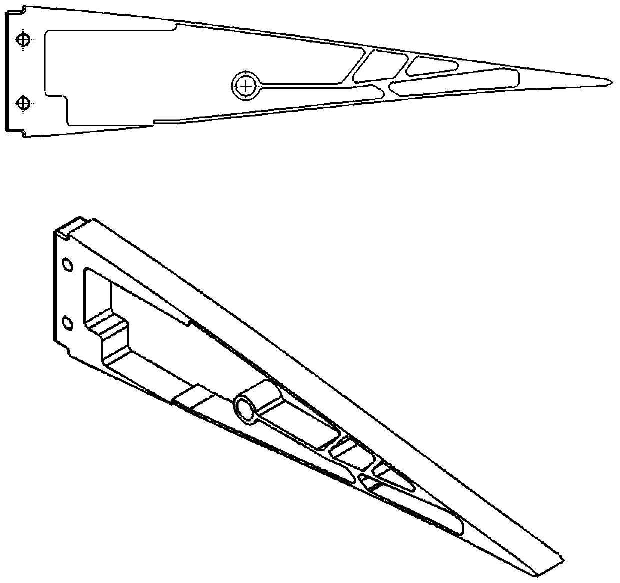 Light flexible wing with variable-camber trailing edge