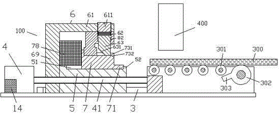 Workbench device adjustable in speed and used for board machining and using method of workbench device