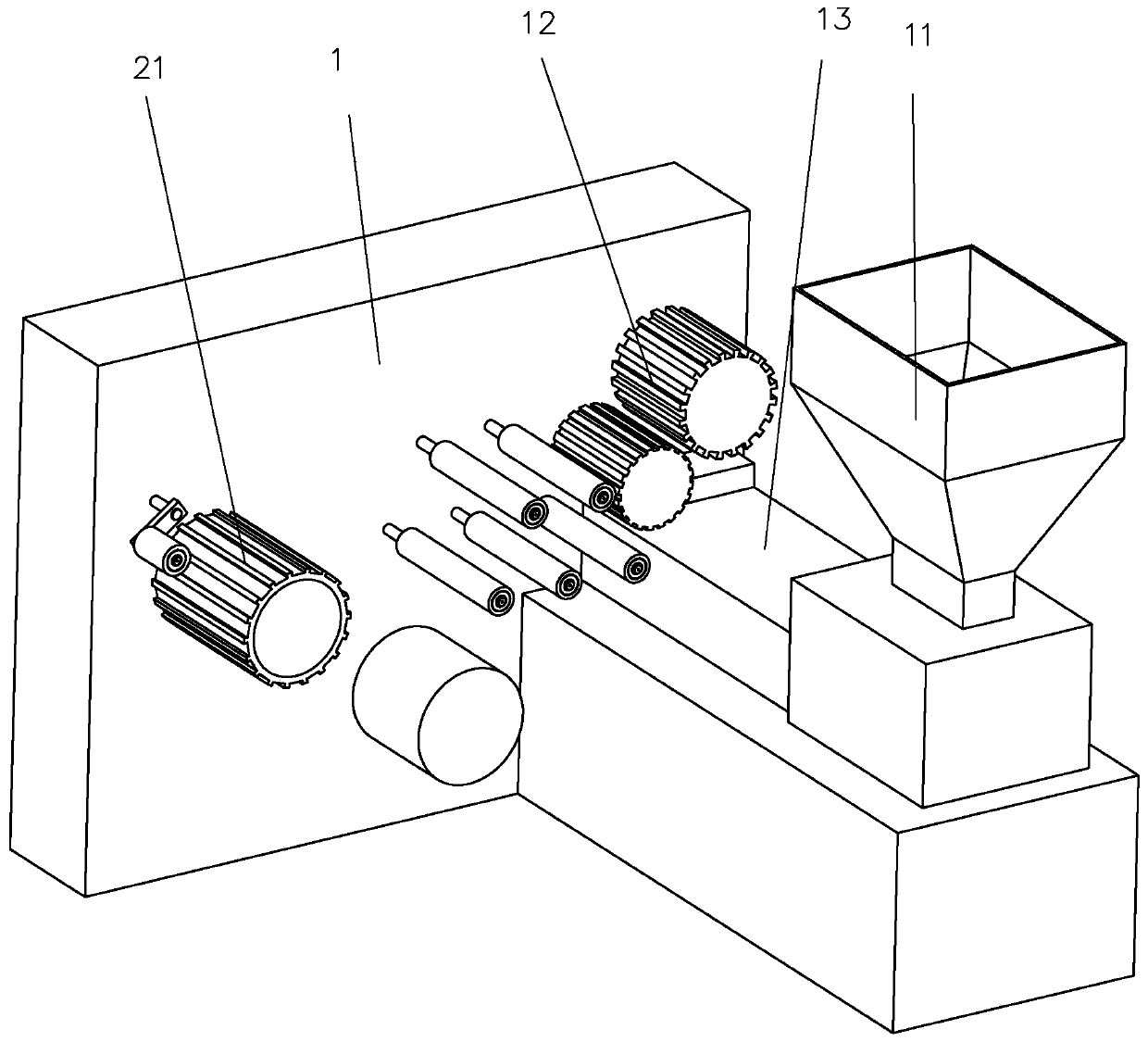 Straw packaging machine