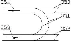 Rail cross turnout in multi-directional intercommunication