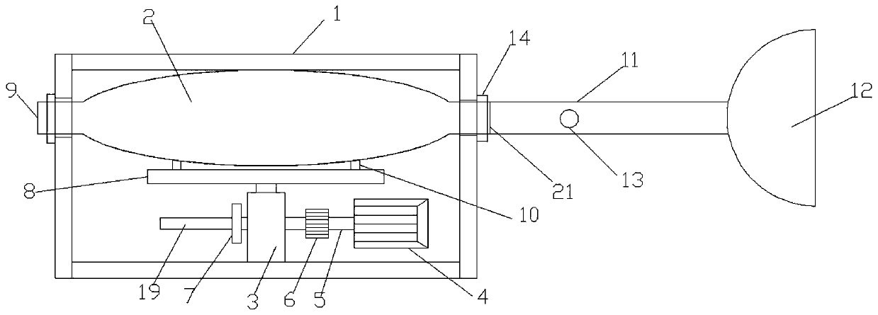 Portable artificial respirator for emergency treatment