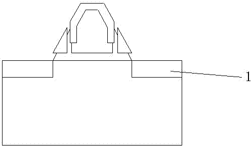 Device structure conducive to eliminating U-shaped nickel silicide and corresponding technology thereof