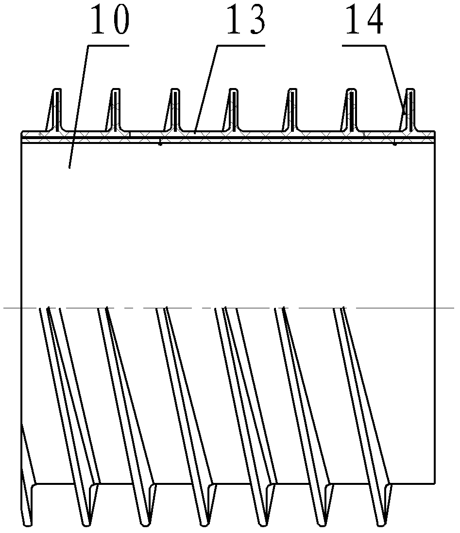 Double reinforced plastic composite water pipe, device and method for manufacturing water pipe, and special-shaped strip for manufacturing water pipe