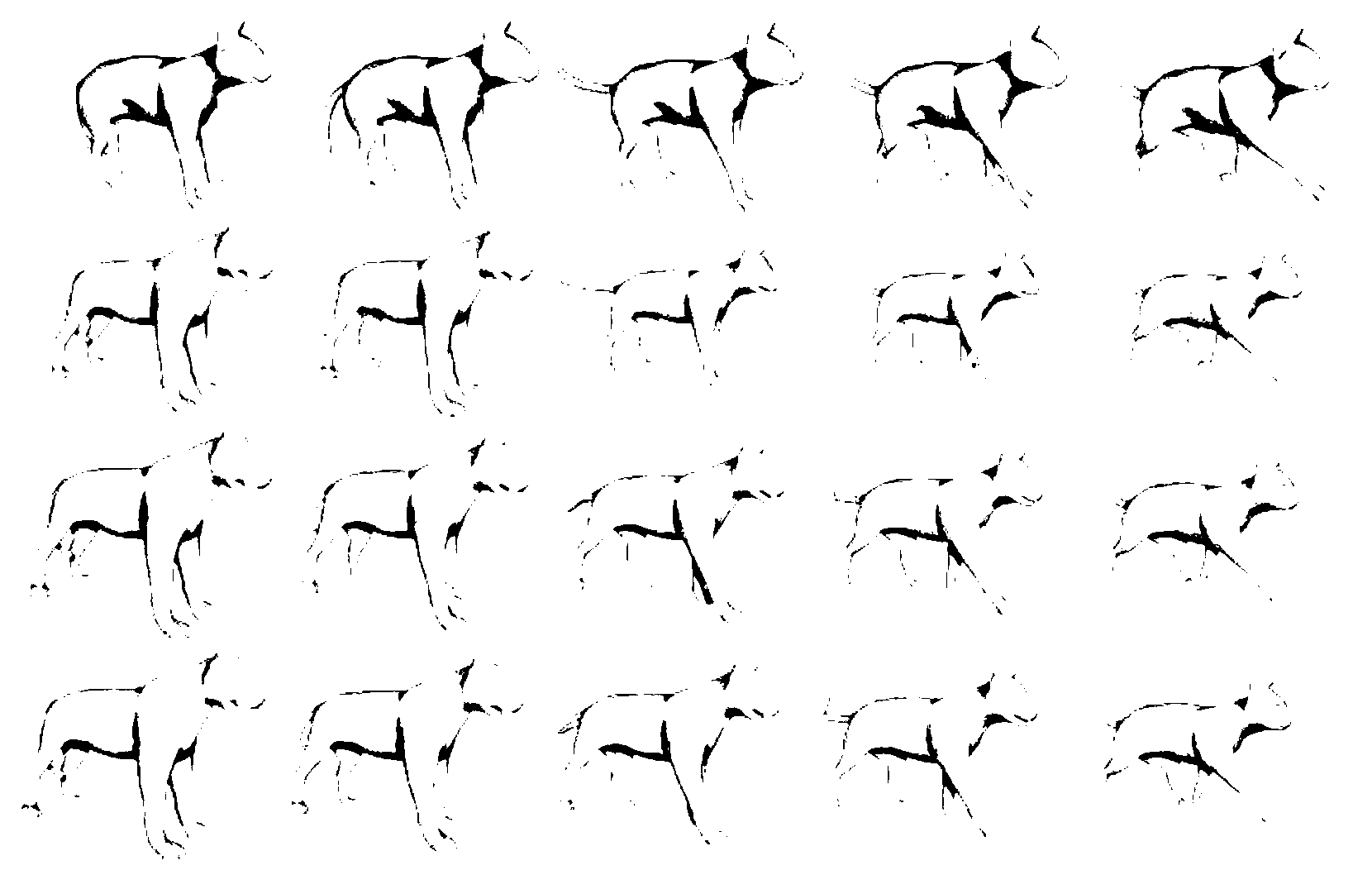 Data-driven model gradual deformation method