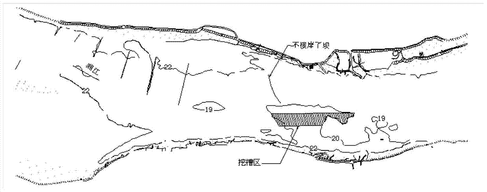 Spur dike, for inland waterway improvement, not connected with embankment