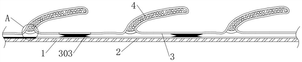 Agricultural water retention mulching film