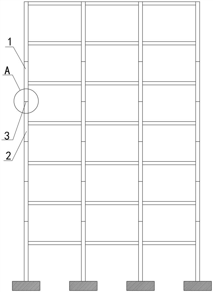 A bending-shear separated prefabricated frame column and its construction method