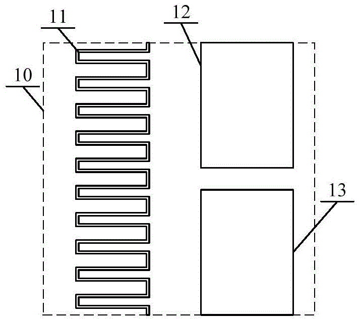 Large-bandwidth and small-size periodic unit frequency selective surface structure