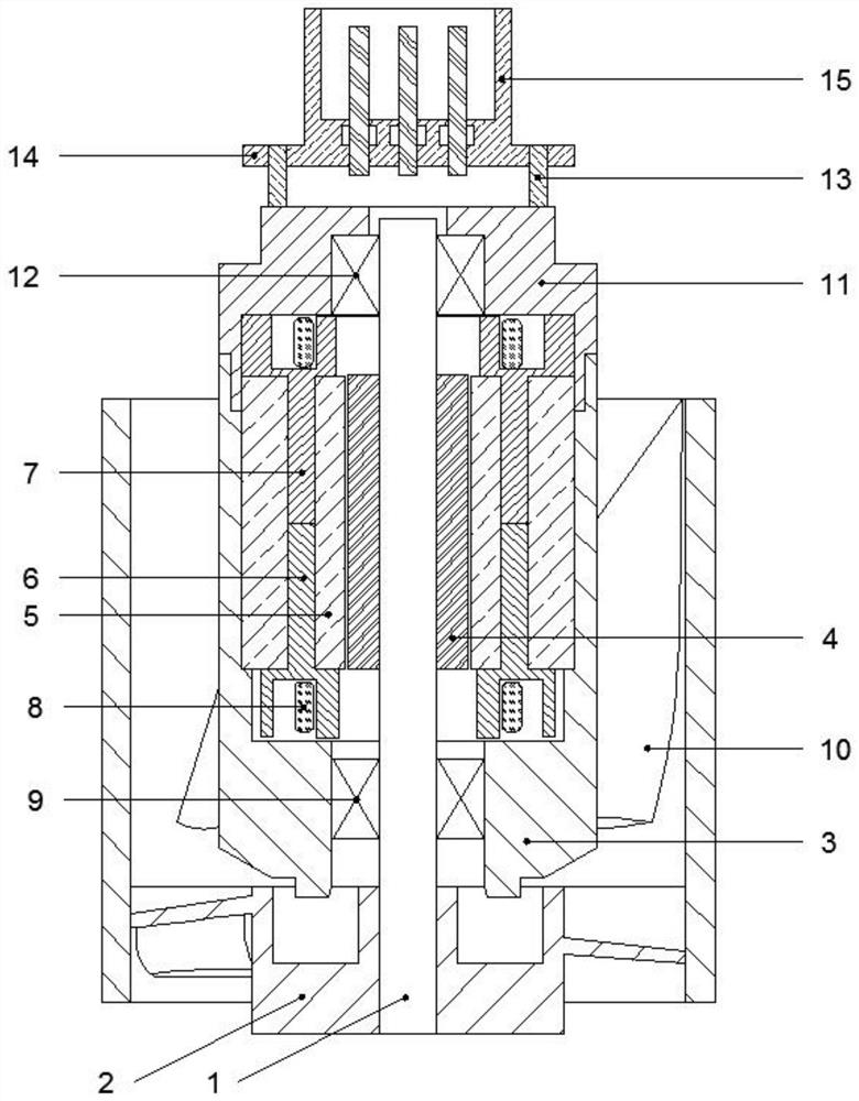 High-speed air duct motor