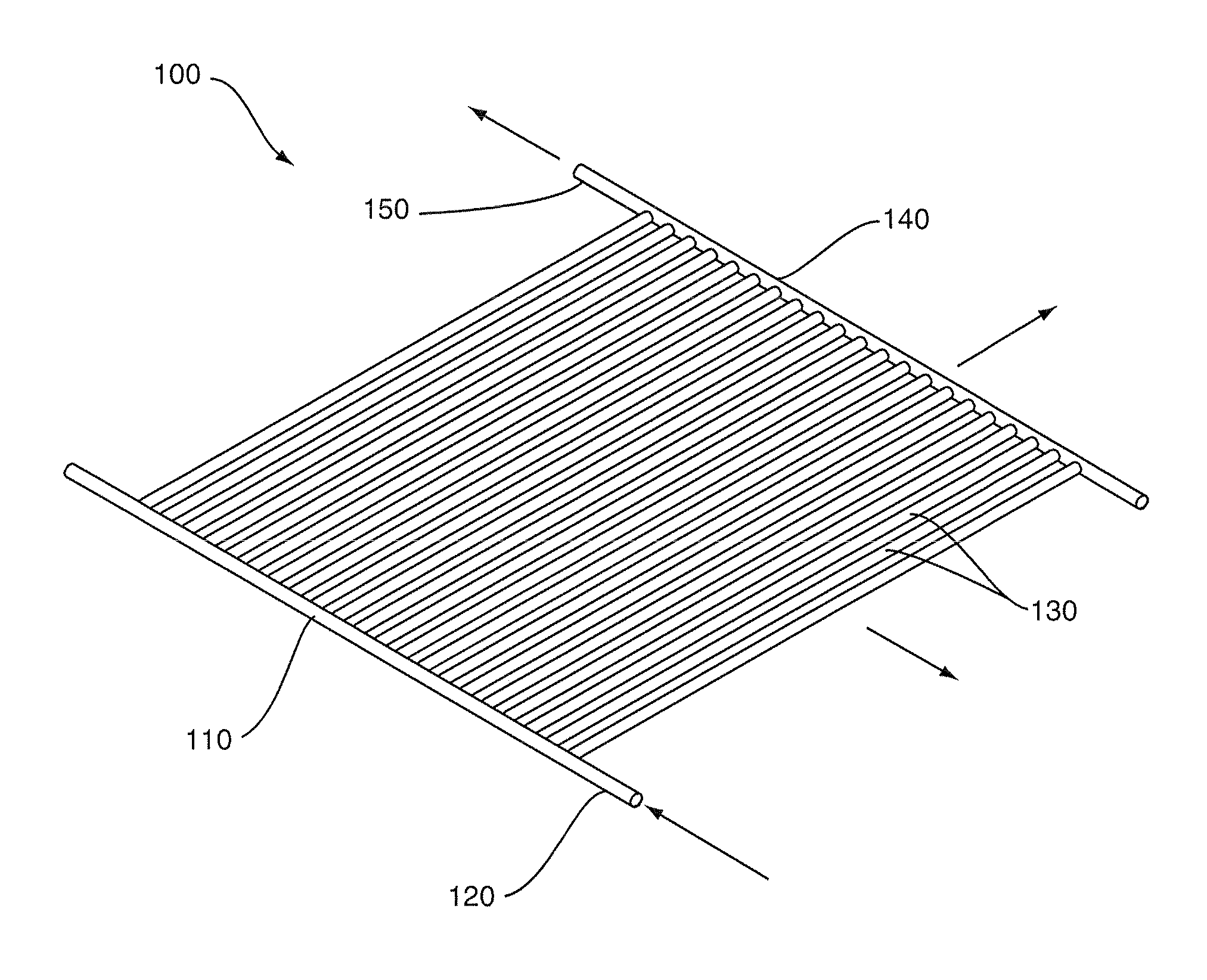 Uniform gas distribution through channels of SOFC