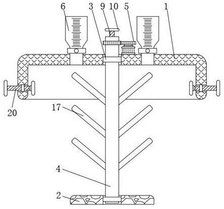 Glue proportioning device with heating device