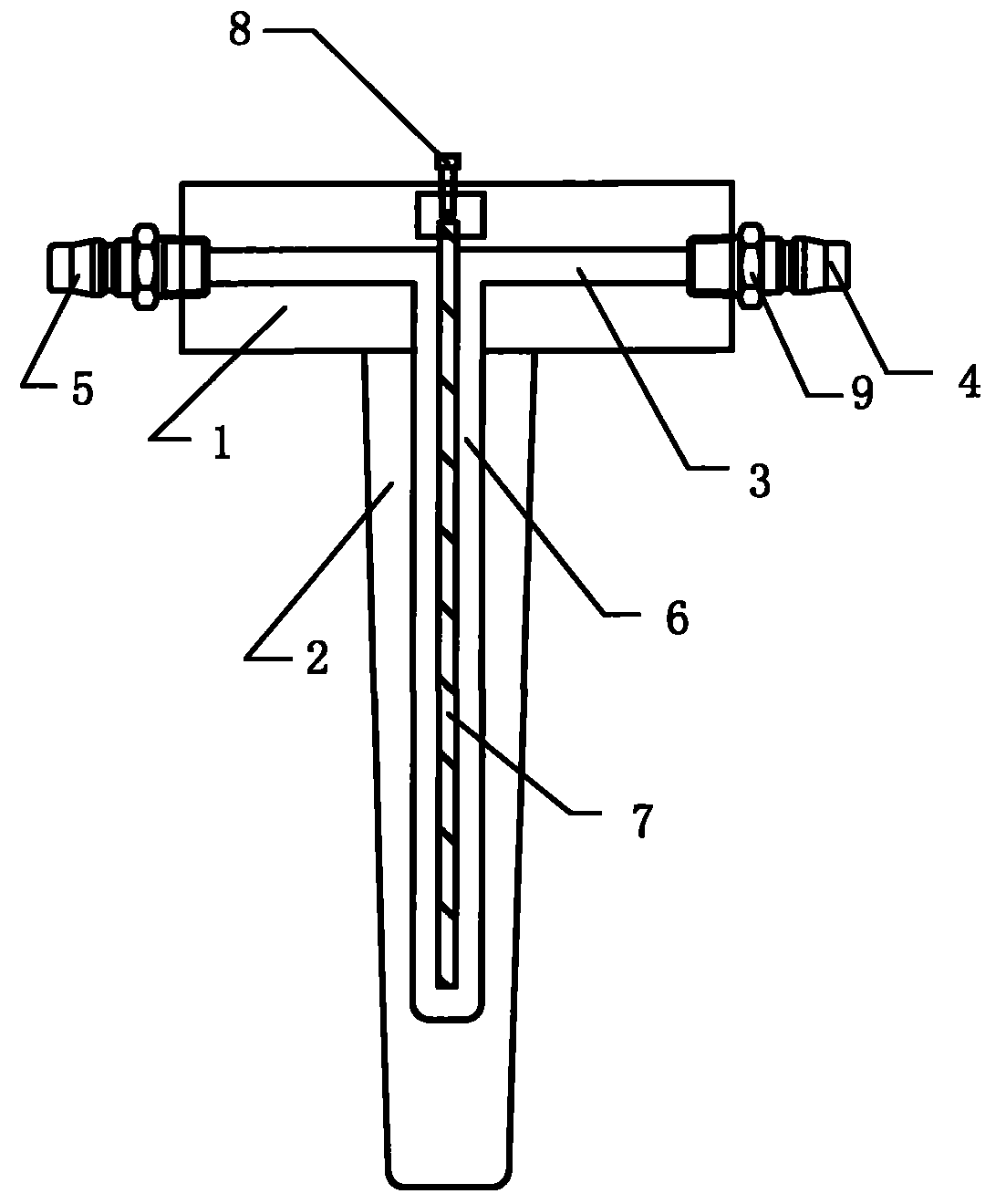 Sliding block pin device for die-casting