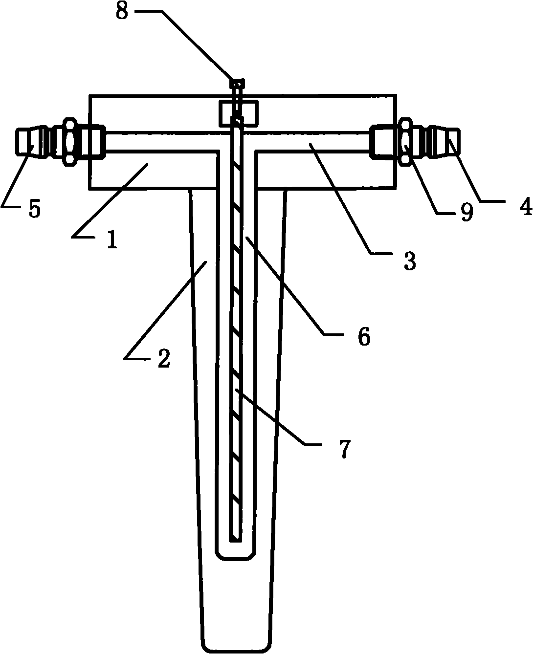 Sliding block pin device for die-casting