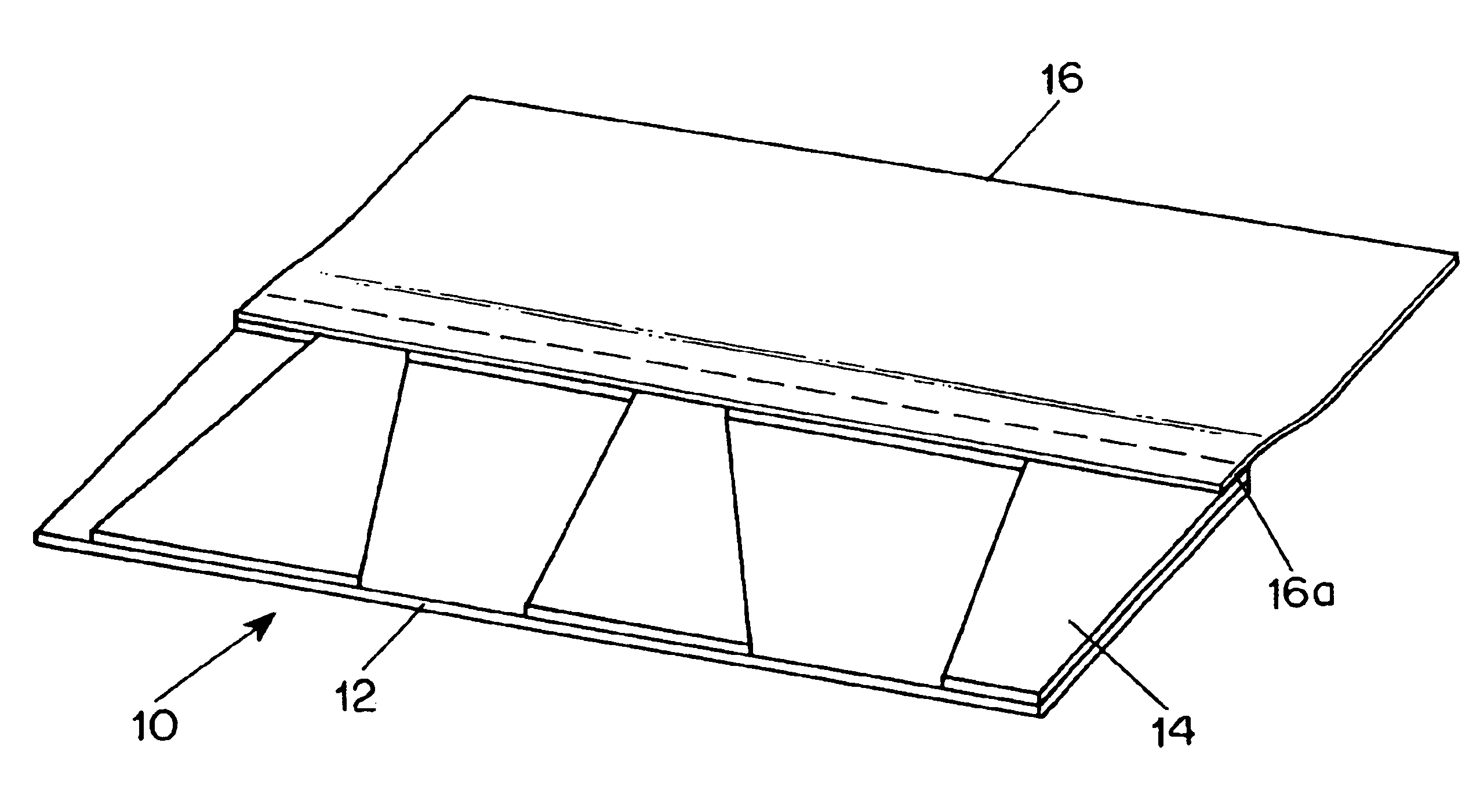 Fastener-free composite roofing product