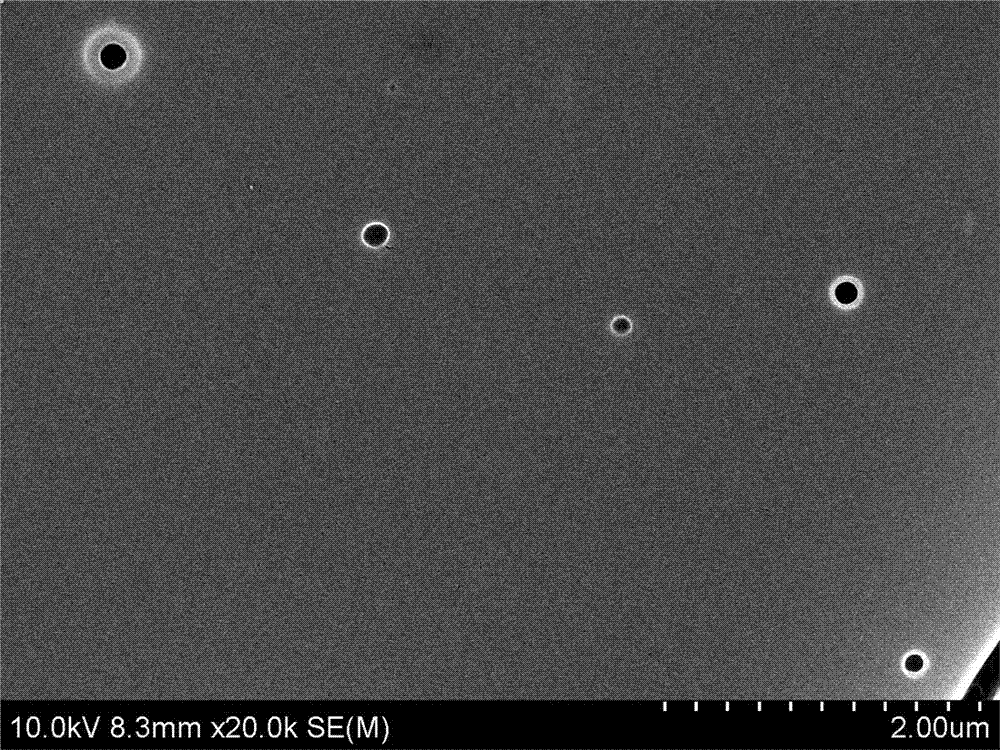 Water-soluble perfluorooctyl bromide-liposome nanosphere and preparation method thereof